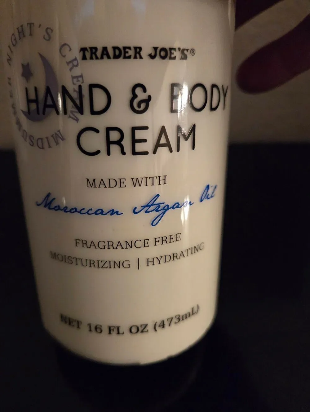 Trader Joe's Hand & Body Cream with Moroccan Argan Oil